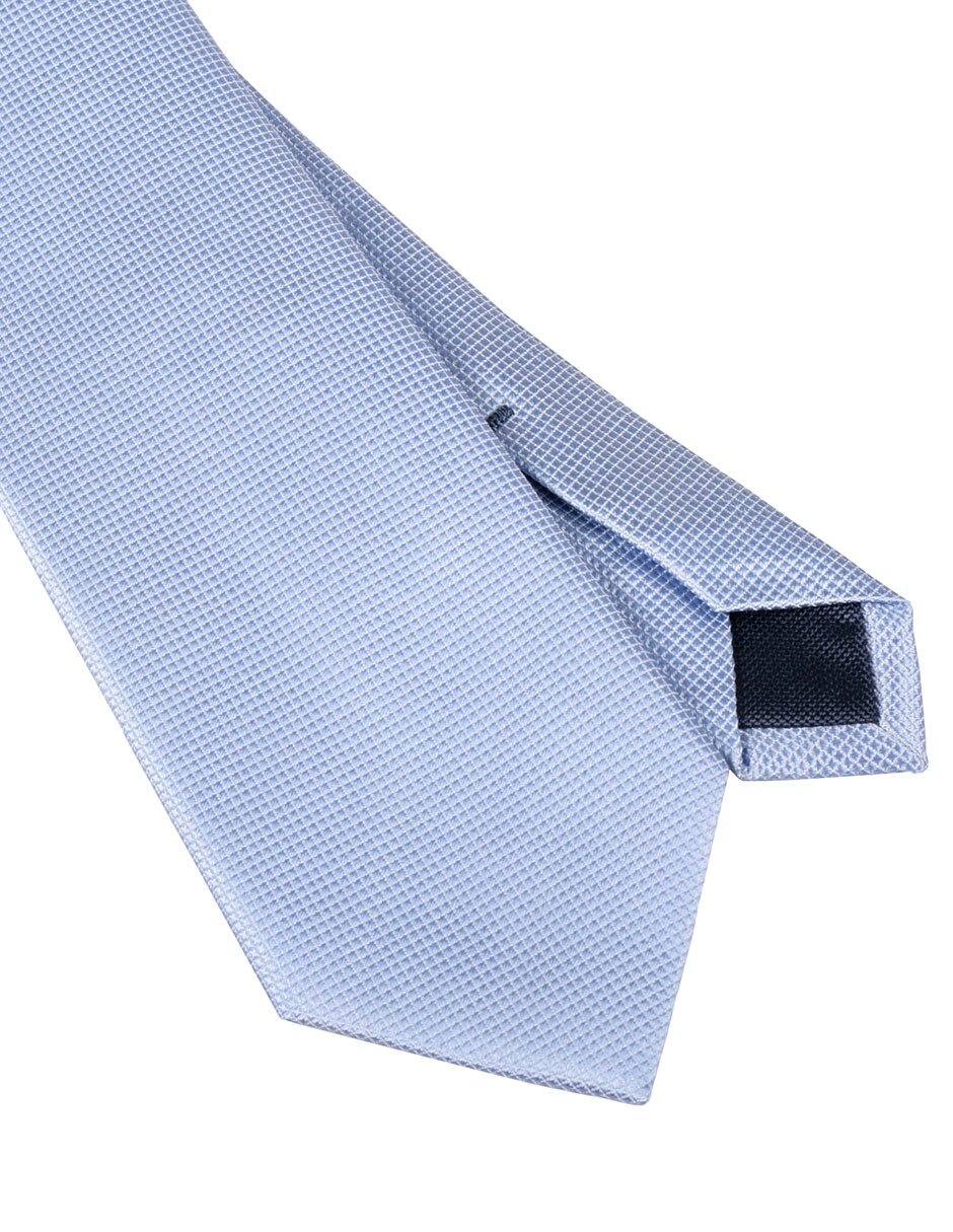 Corbata regular de seda estampado a cuadros para hombre 3