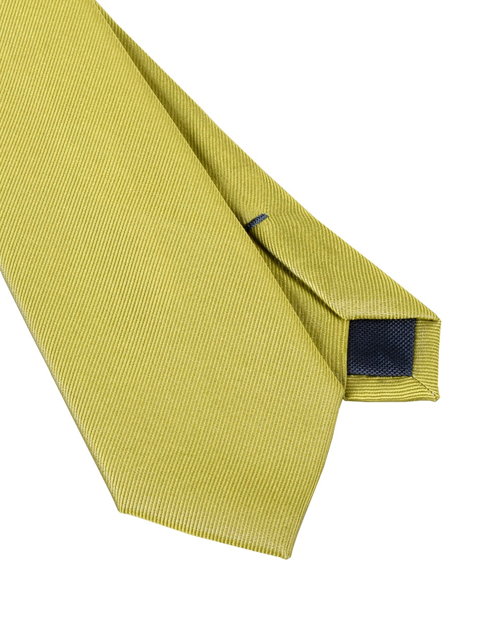 Corbata regular de seda estampado a rayas para hombre 3