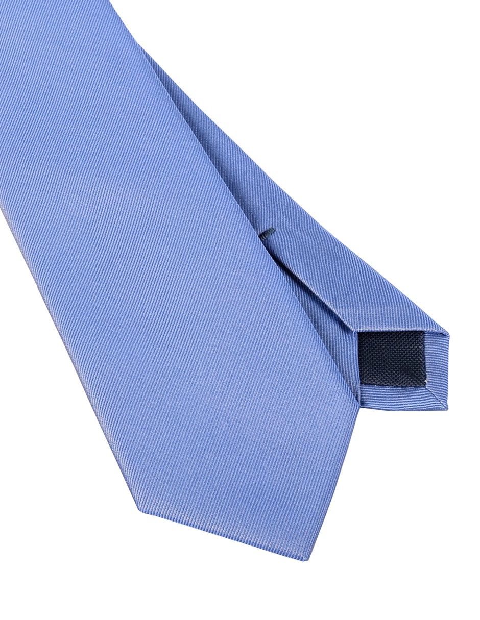 Corbata regular de seda estampado a rayas para hombre 2