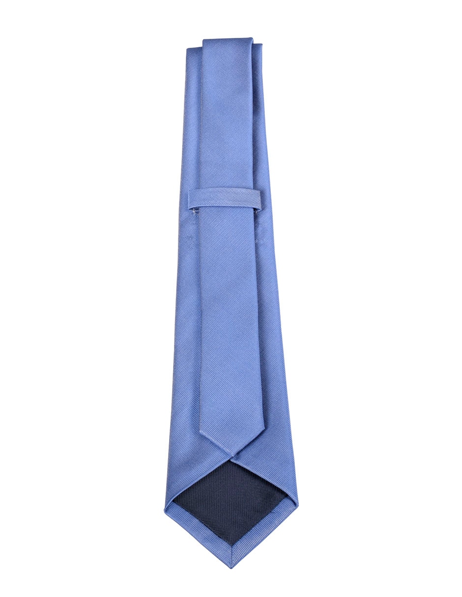 Corbata regular de seda estampado a rayas para hombre 3