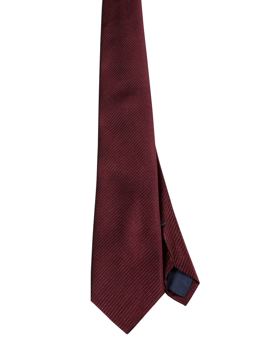 Corbata regular de seda estampado a rayas para hombre