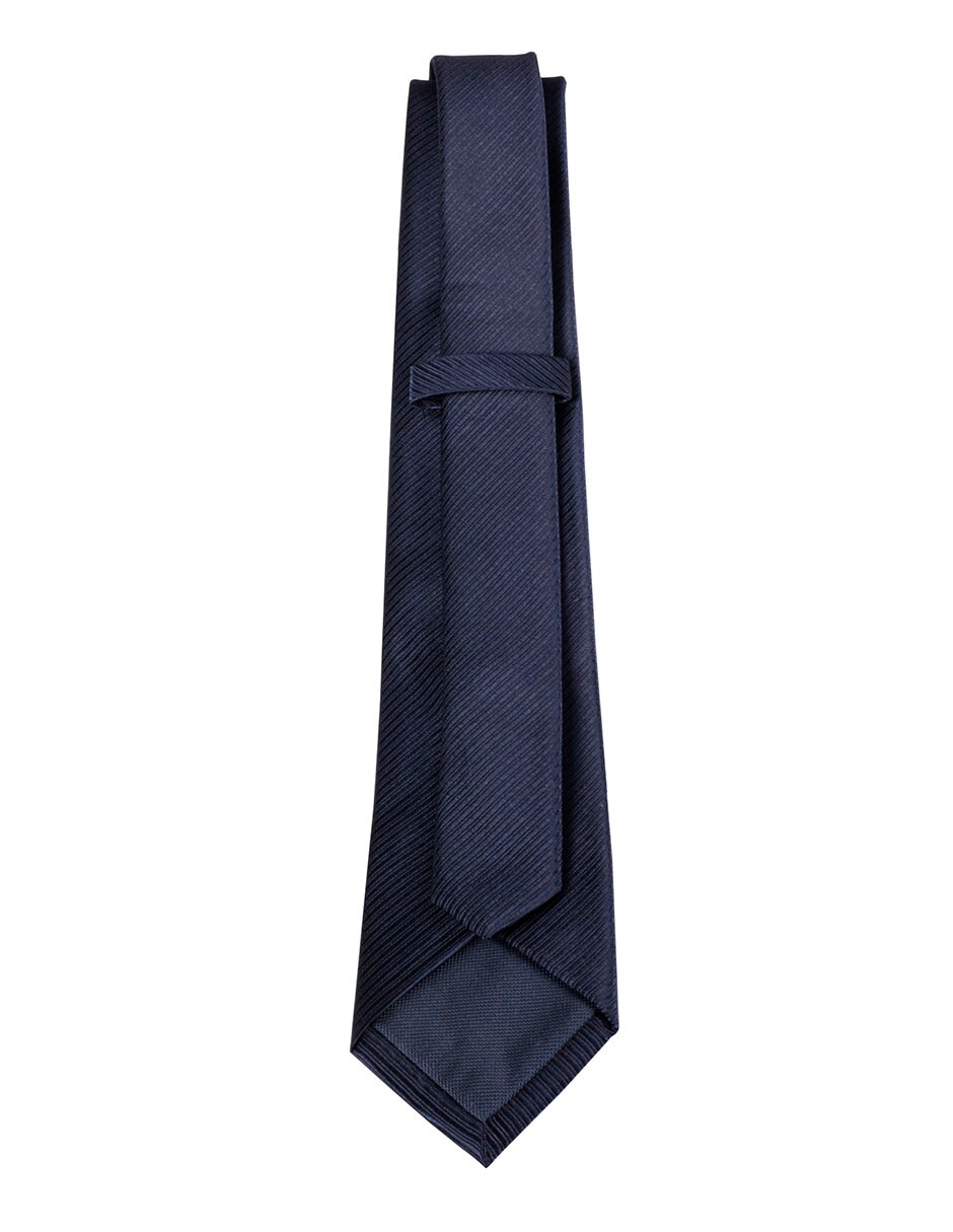 Corbata regular de seda estampado a rayas para hombre 3