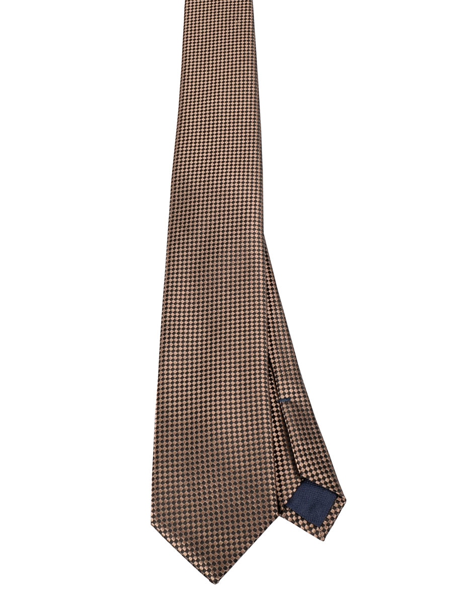 Corbata regular estampado a cuadros para hombre
