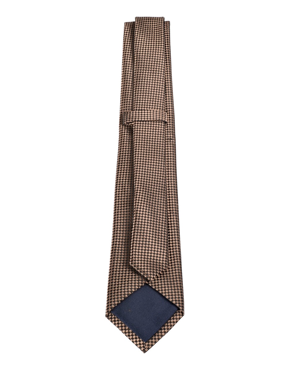 Corbata regular estampado a cuadros para hombre 3