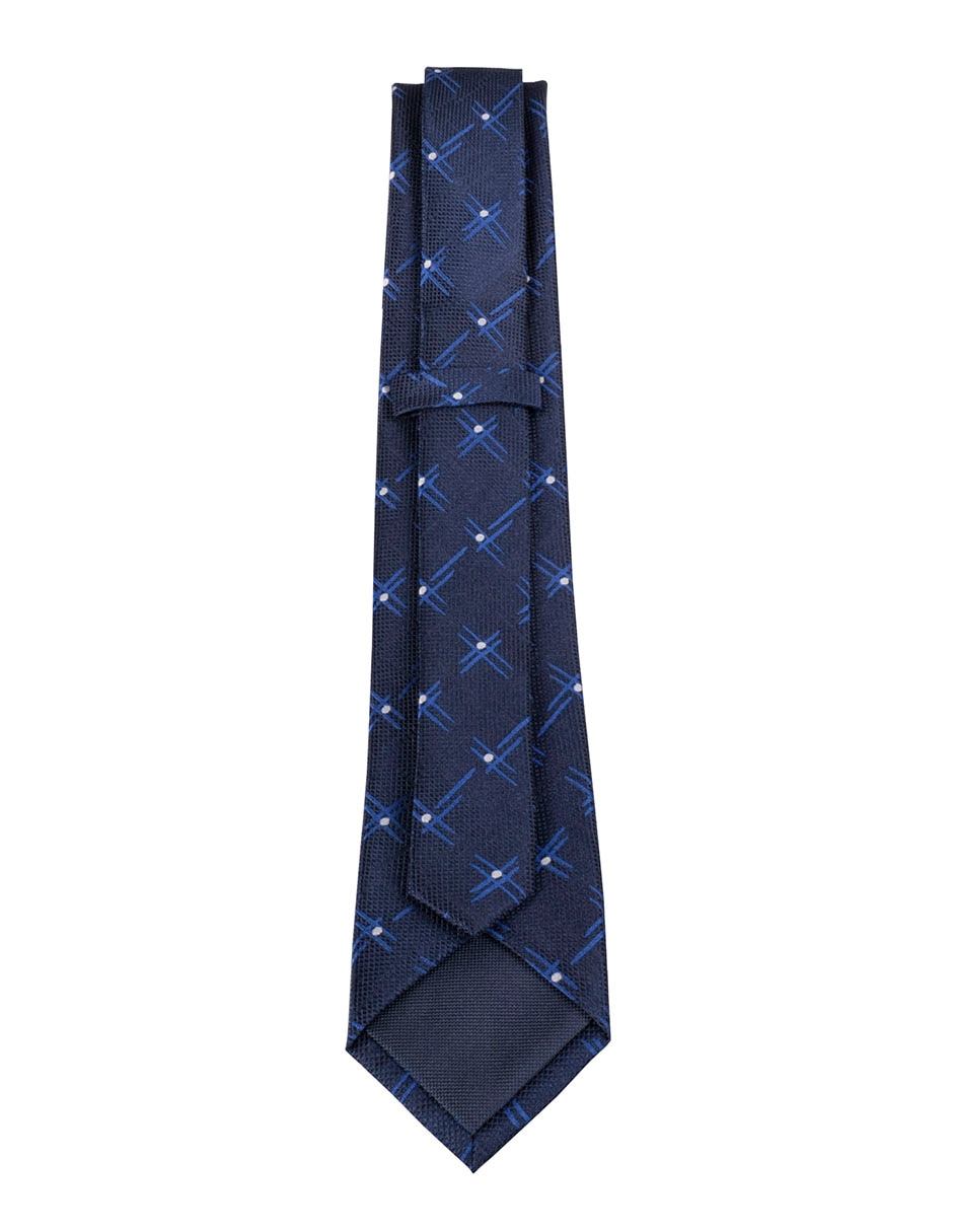 Corbata regular estampado lunares para hombre 2