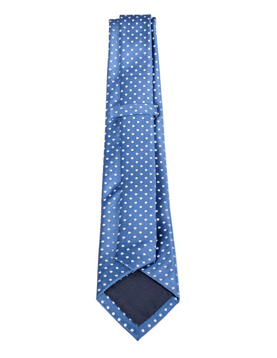 Corbata regular estampado lunares para hombre 2