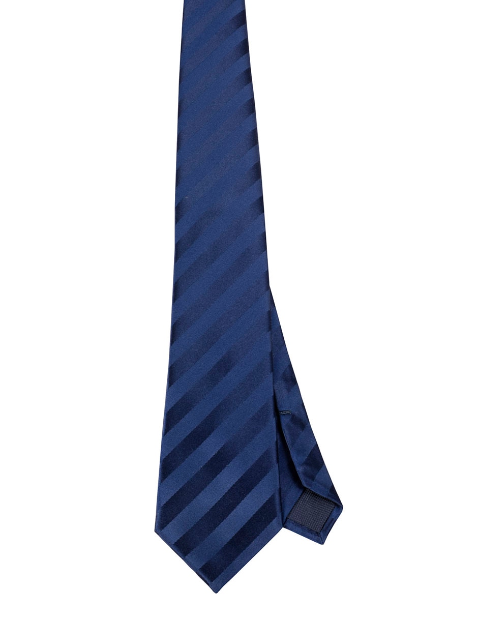 Corbata regular estampado a rayas para hombre