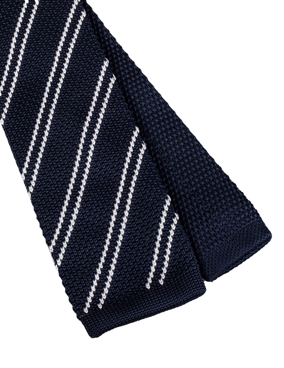 Corbata regular estampado a rayas para hombre 3
