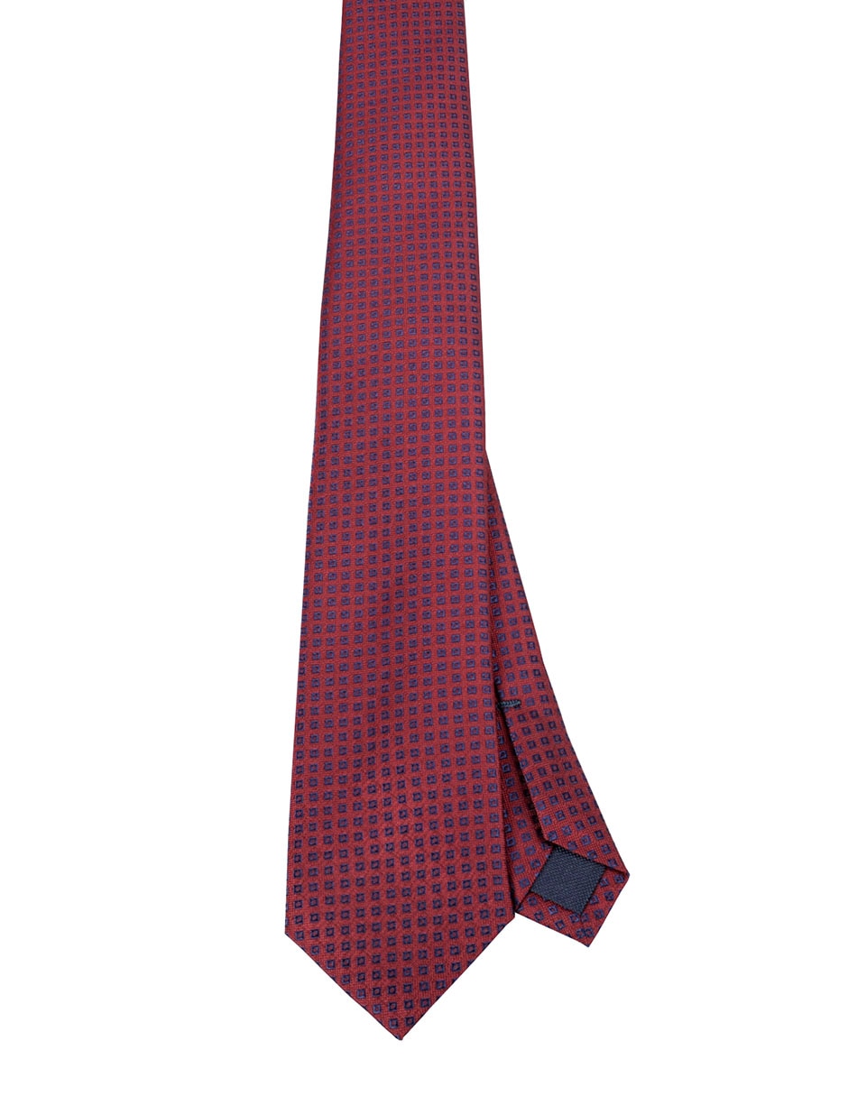 Corbata regular estampado a cuadros para hombre
