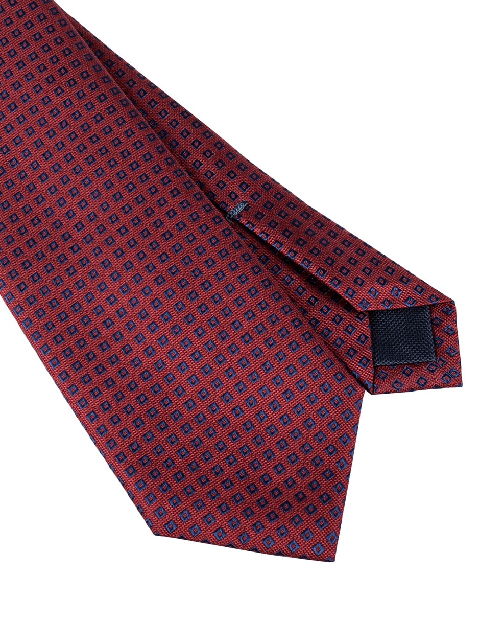 Corbata regular estampado a cuadros para hombre 3