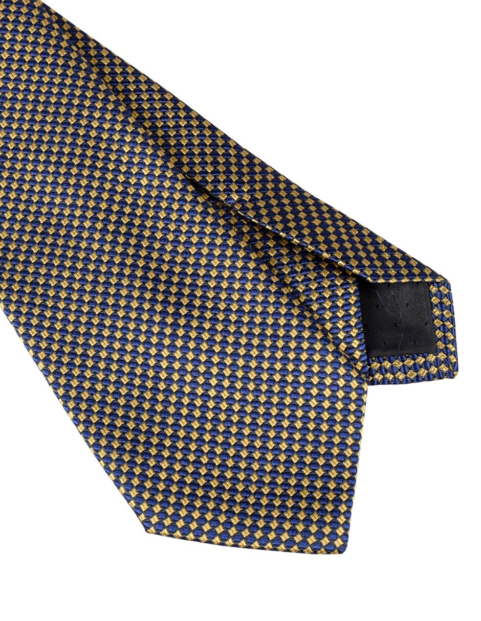 Corbata regular estampado geométrico para hombre 2