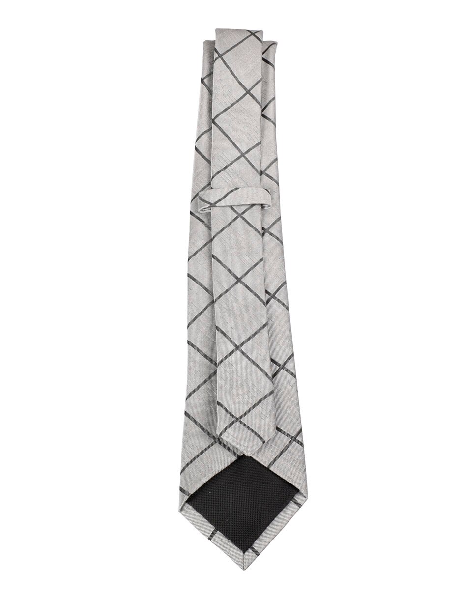 Corbata regular estampado a cuadros para hombre 2