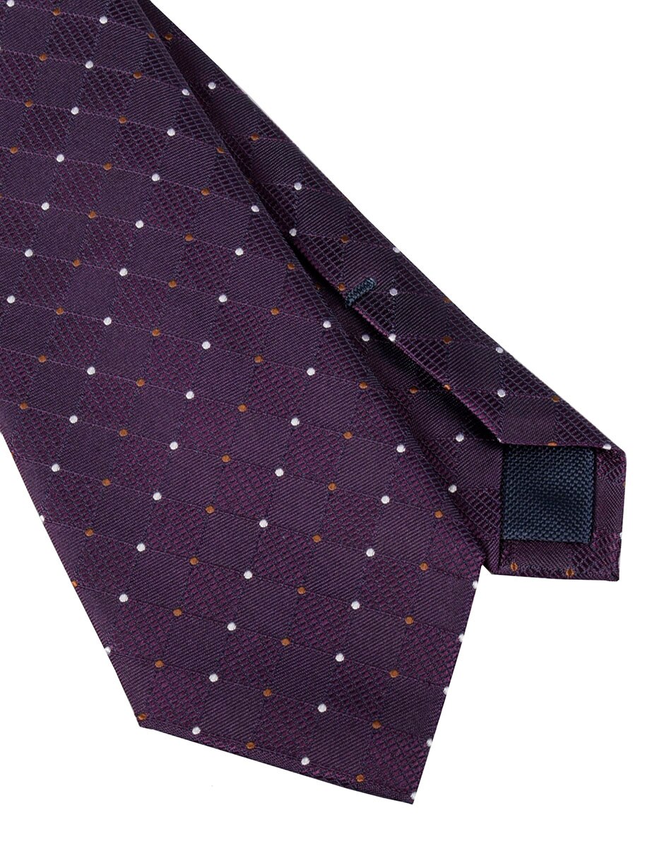 Corbata regular estampado a cuadros para hombre 3