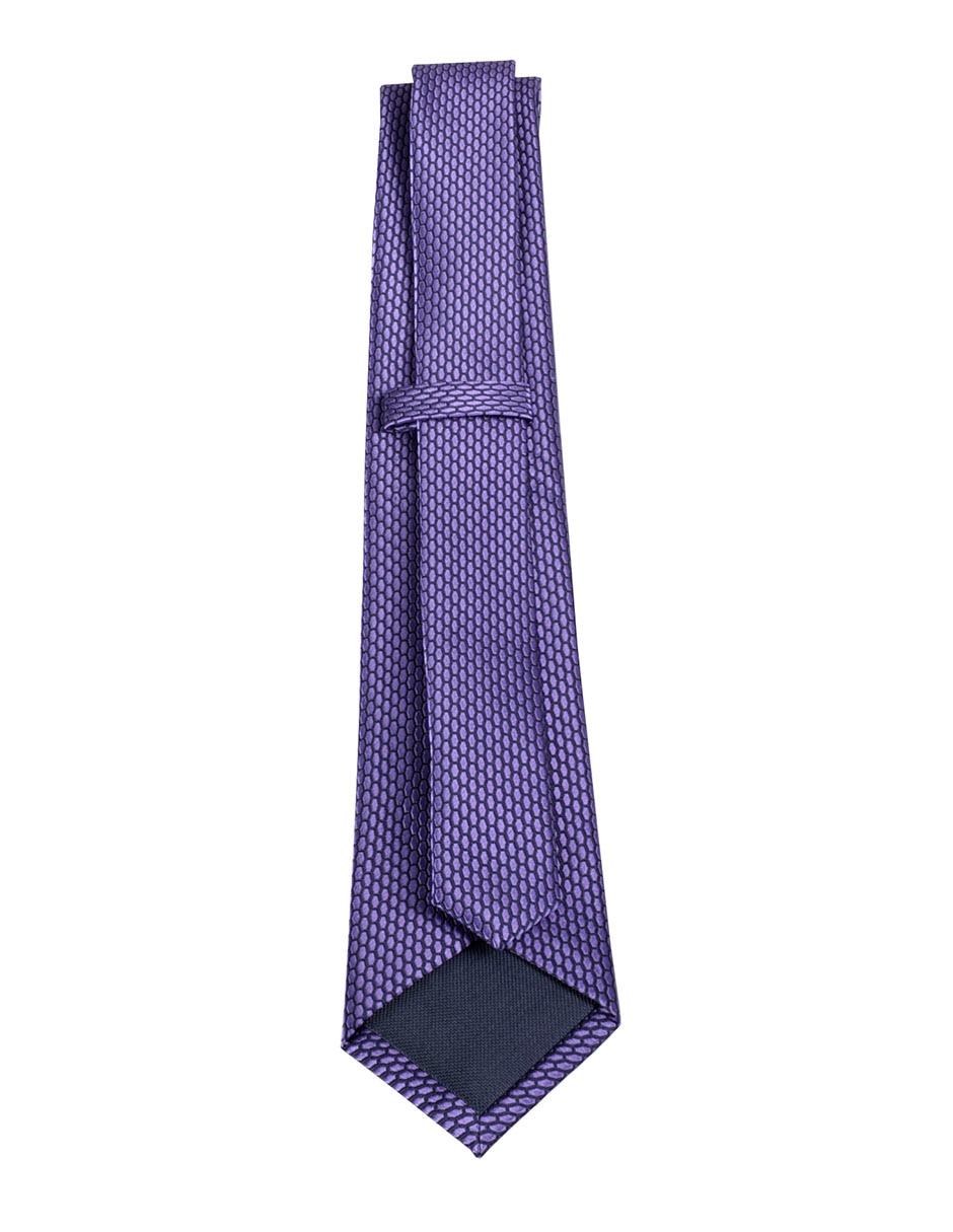 Corbata regular estampado geométrico para hombre 3
