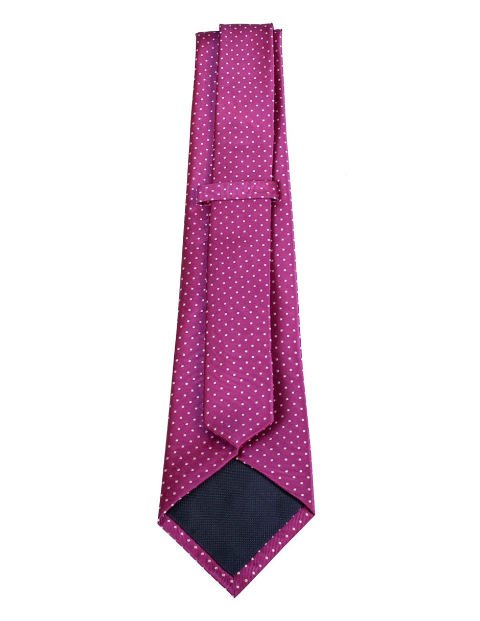 Corbata regular estampado lunares para hombre 2
