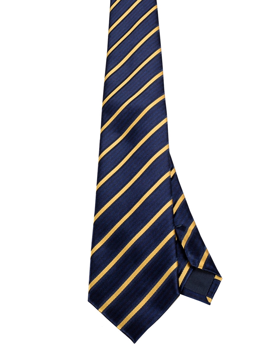 Corbata regular estampado a rayas para hombre