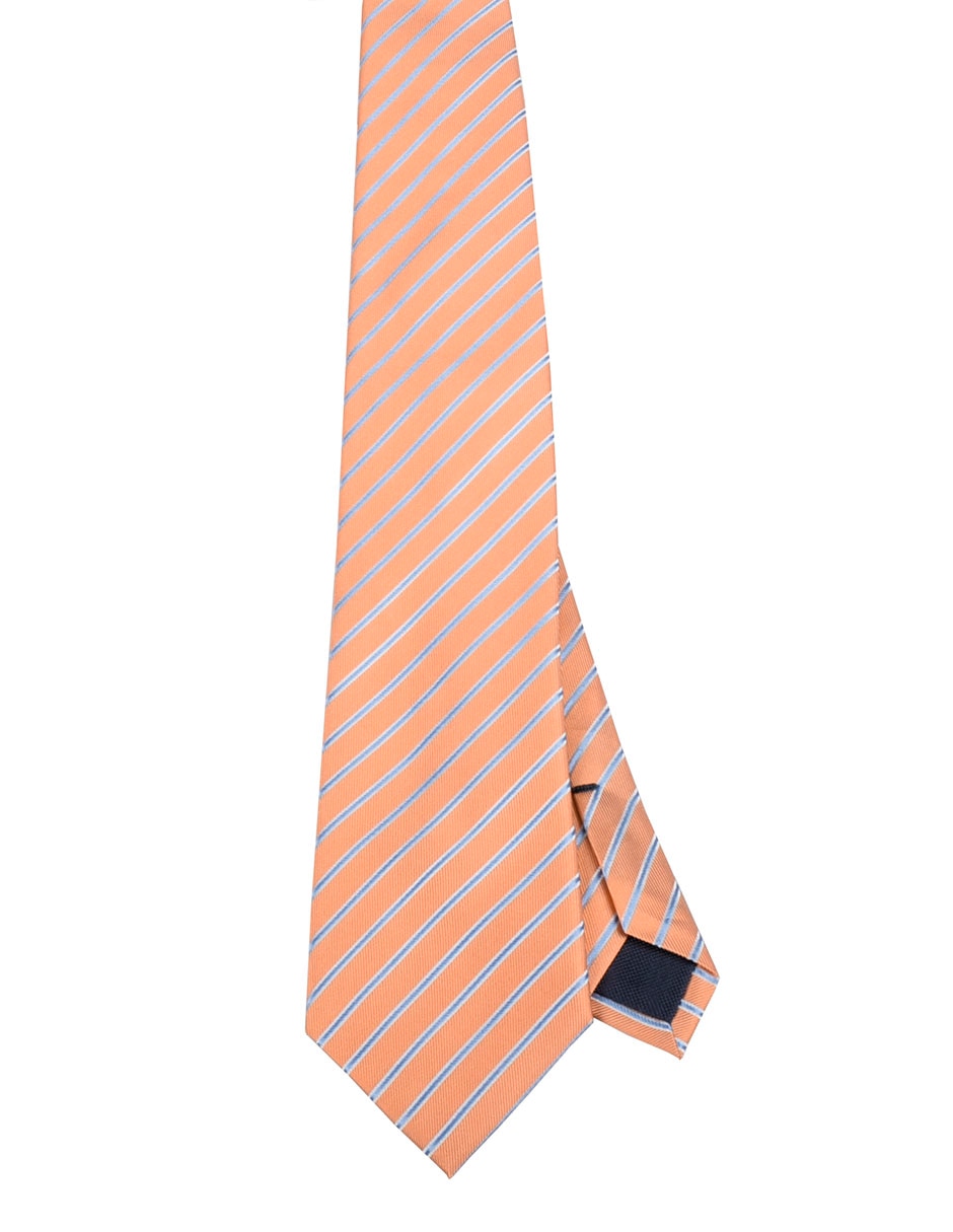 Corbata regular estampado a rayas para hombre 1