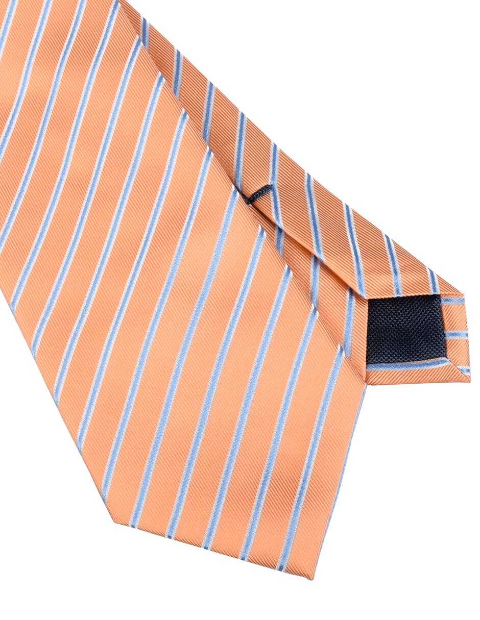 Corbata regular estampado a rayas para hombre 3