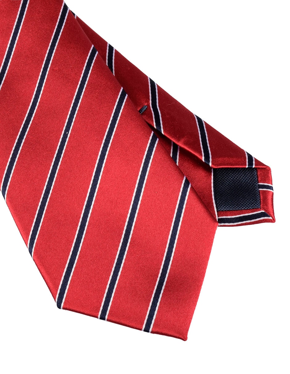 Corbata regular estampado a rayas para hombre 3