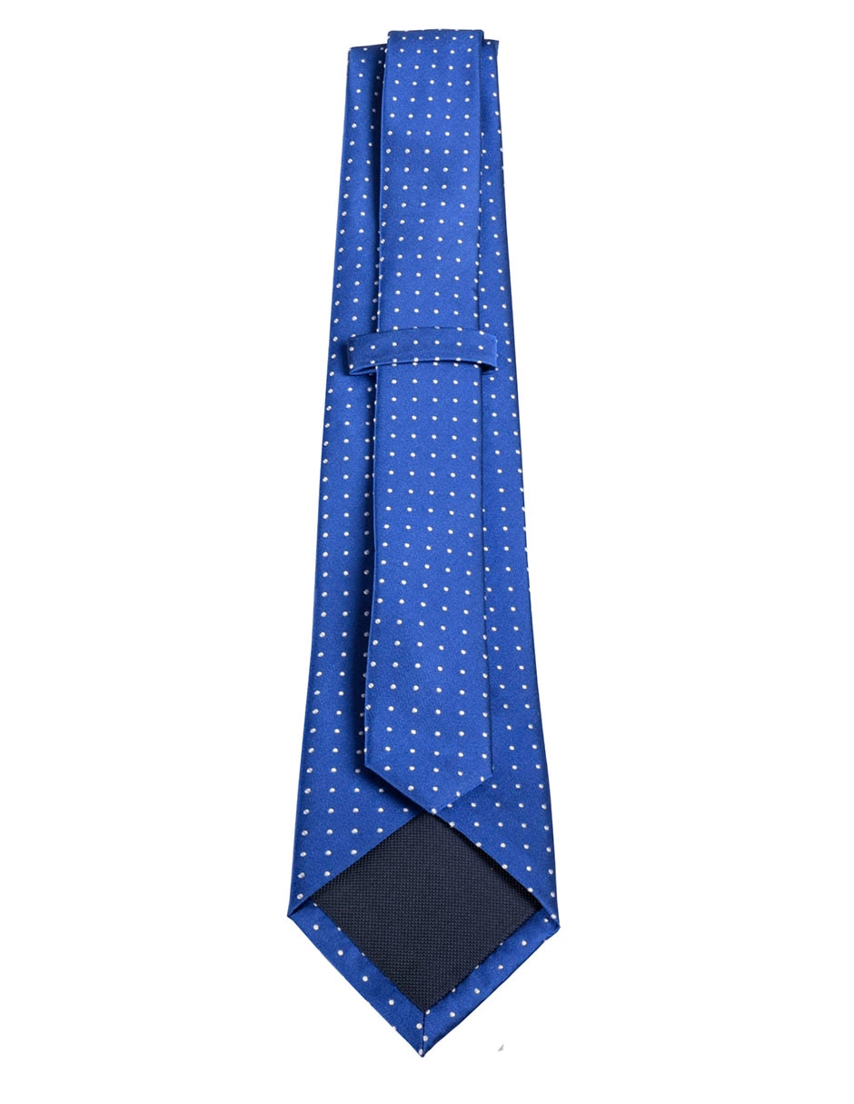 Corbata regular estampado lunares para hombre 2