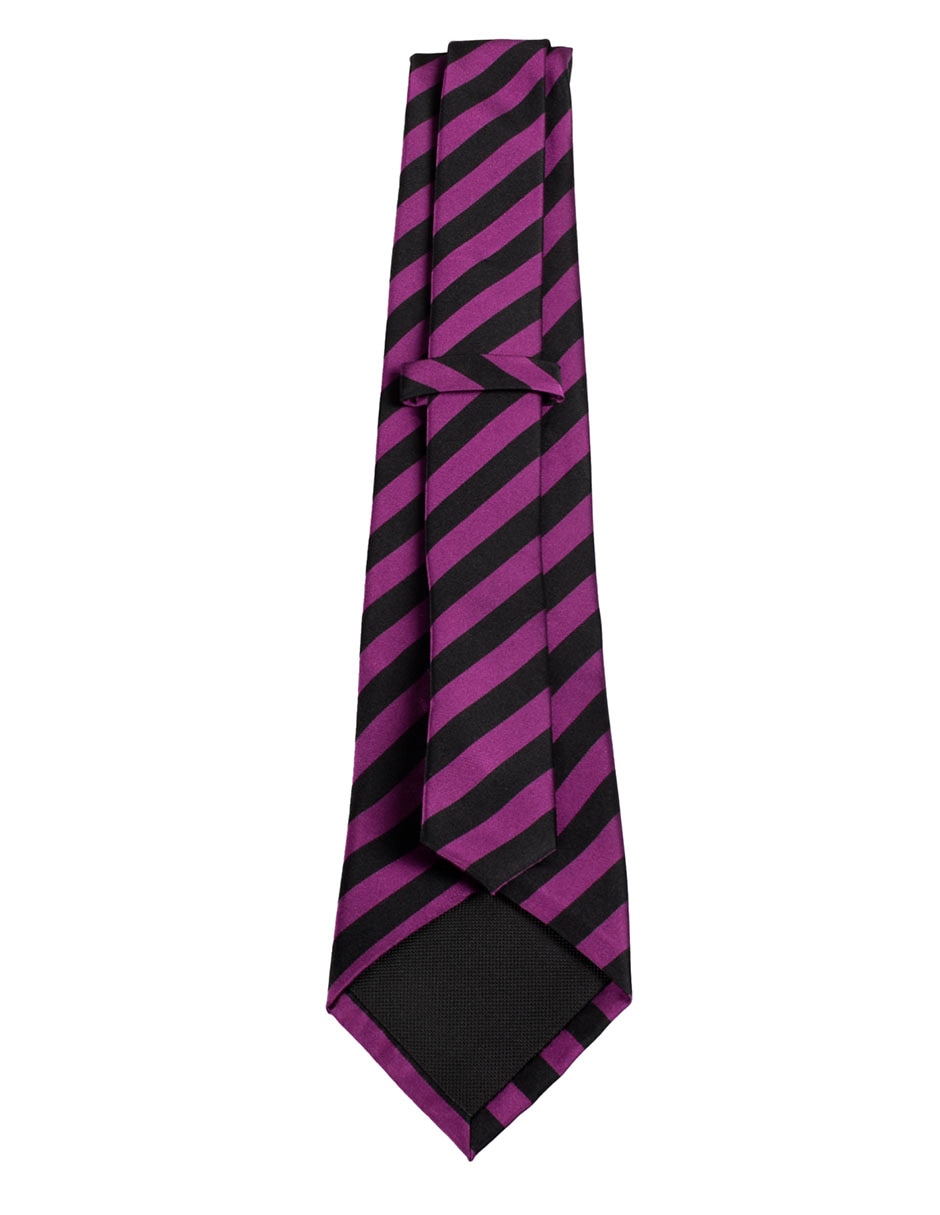 Corbata regular estampado a rayas para hombre 2