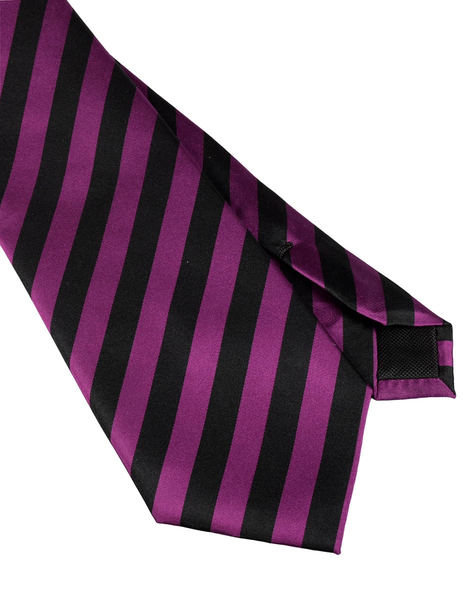 Corbata regular estampado a rayas para hombre 3