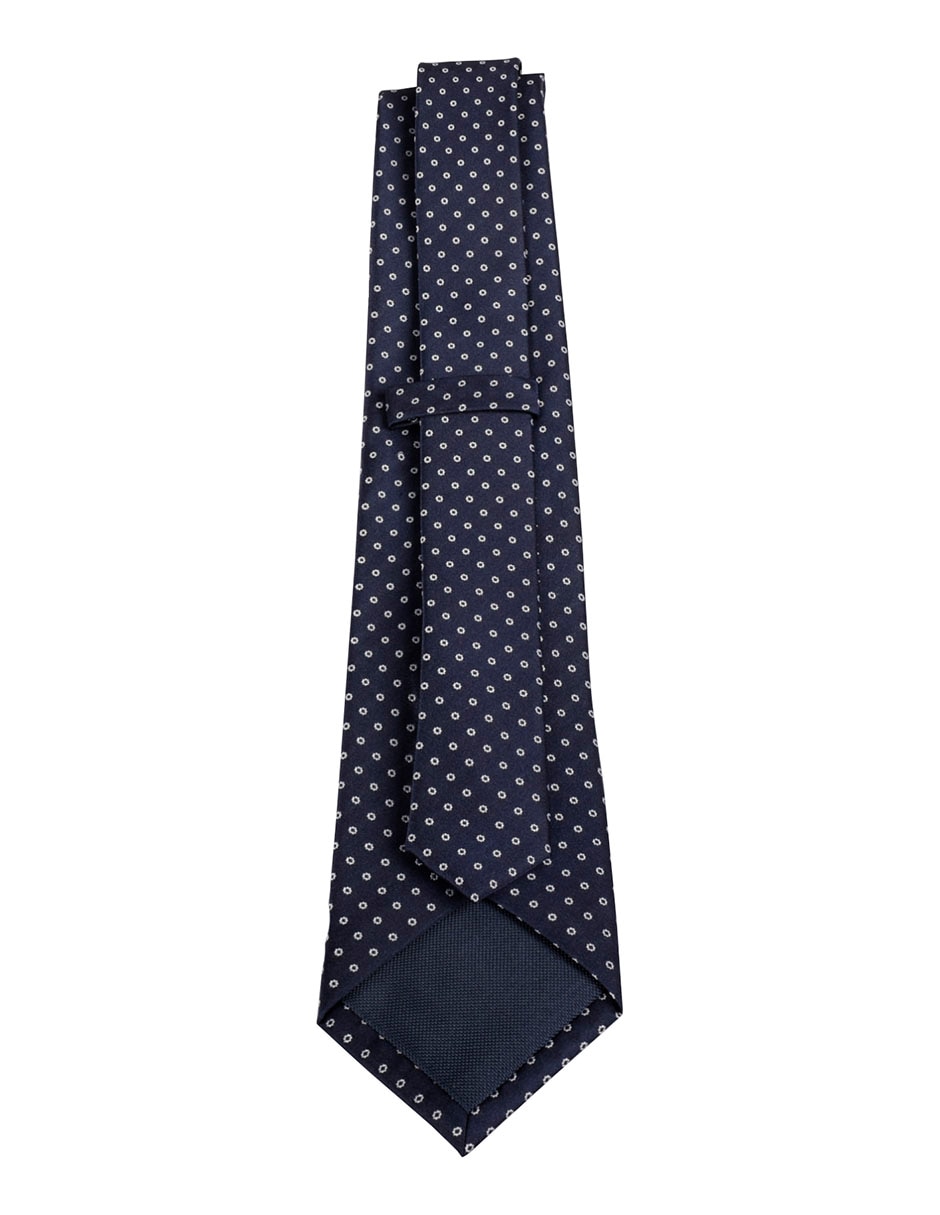 Corbata regular estampado geométrico para hombre 2