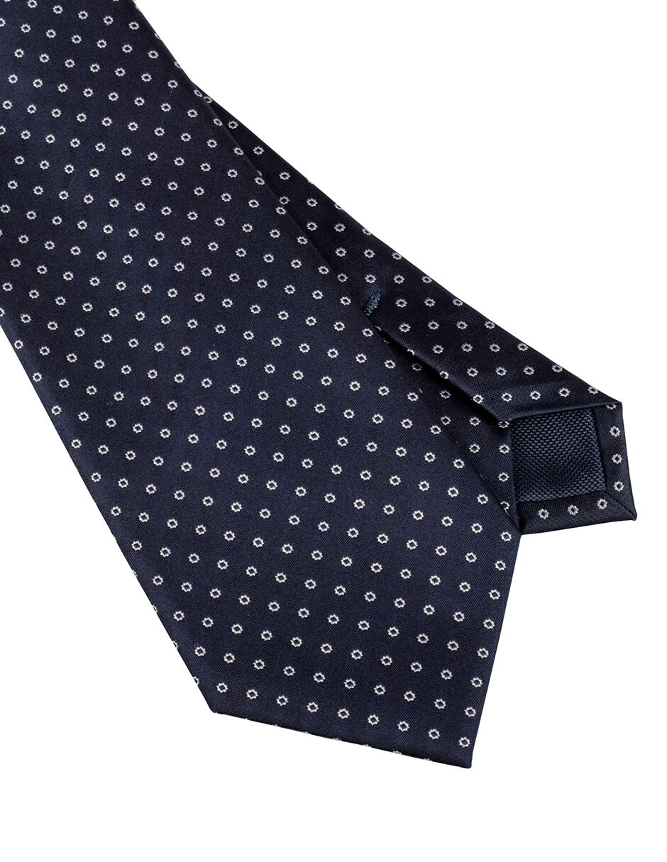 Corbata regular estampado geométrico para hombre 3