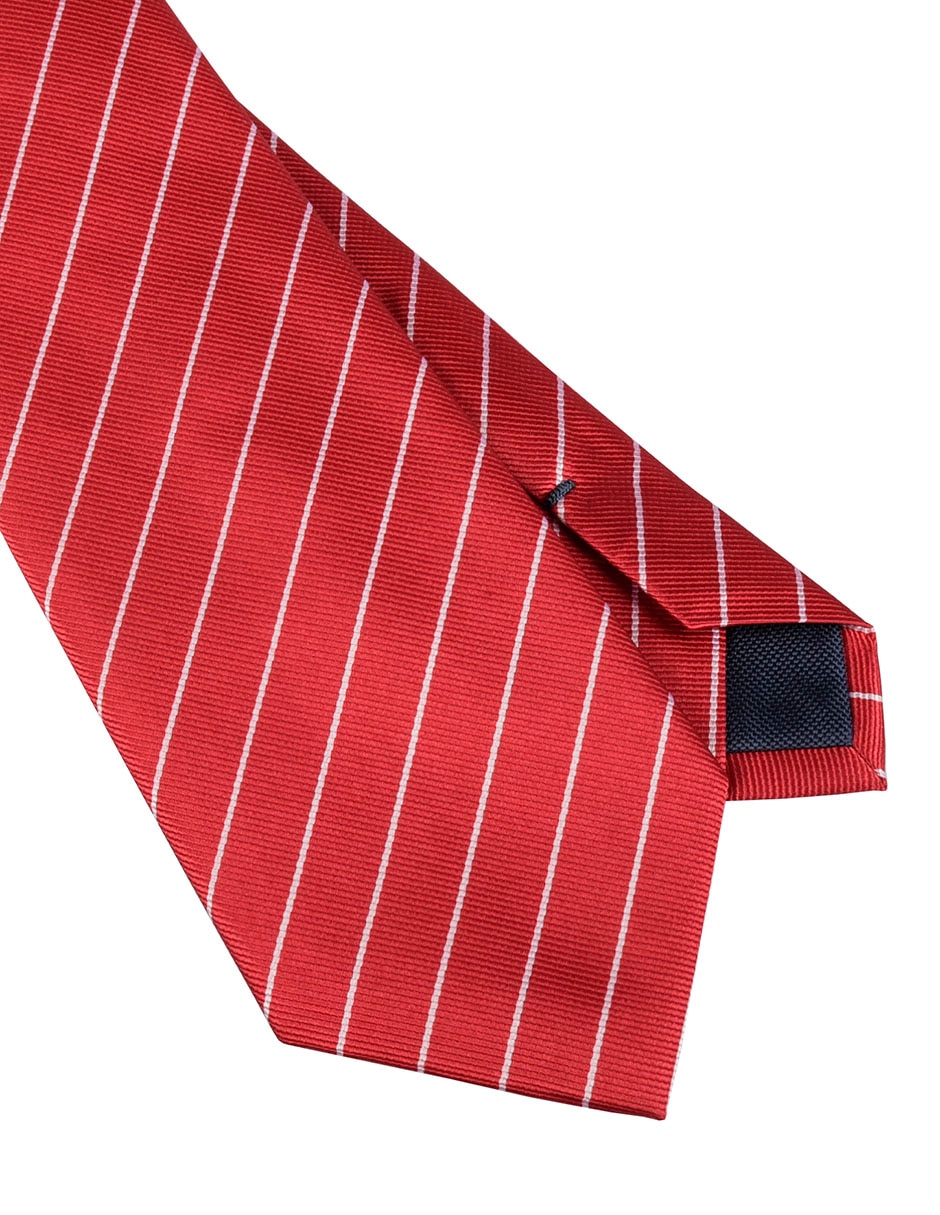 Corbata regular estampado a rayas para hombre 2
