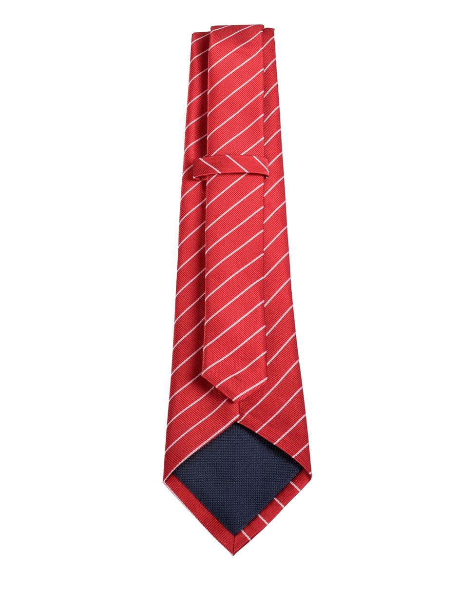 Corbata regular estampado a rayas para hombre 3