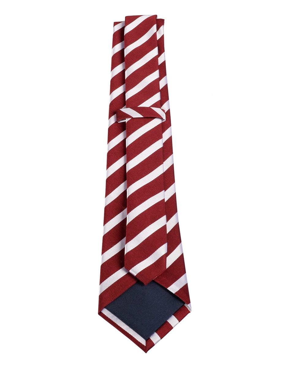 Corbata regular estampado a rayas para hombre 2