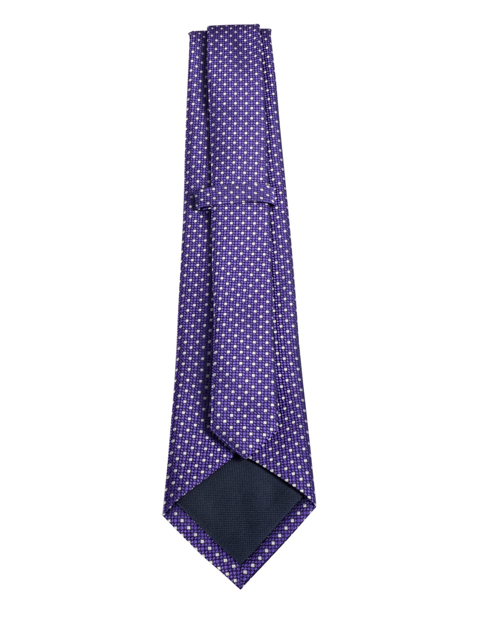 Corbata regular estampado a cuadros para hombre 2