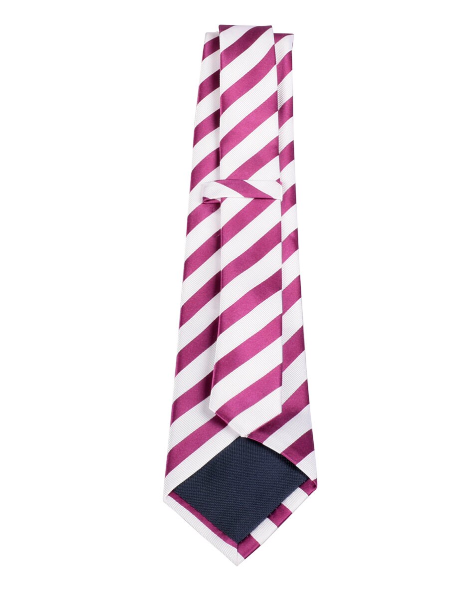 Corbata regular estampado a rayas para hombre 2