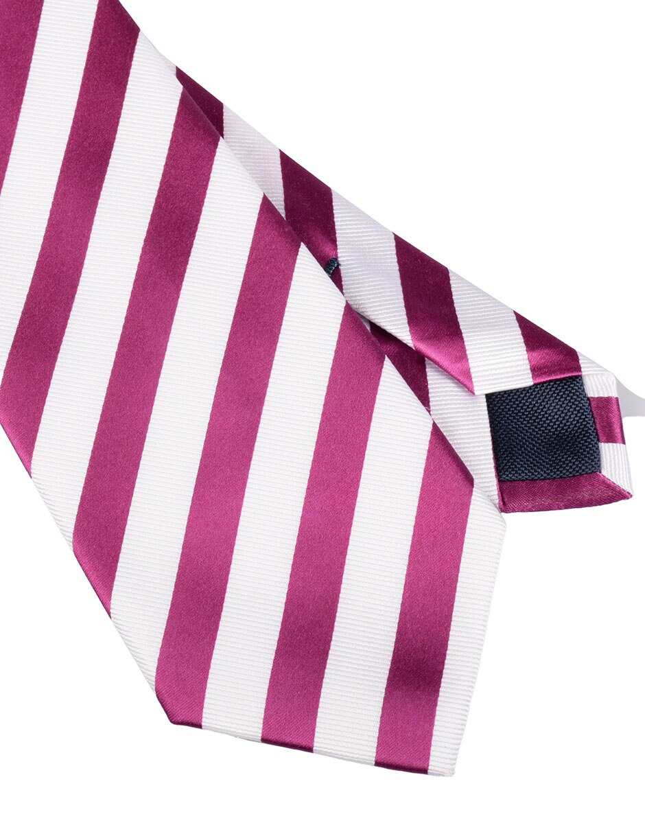 Corbata regular estampado a rayas para hombre 3