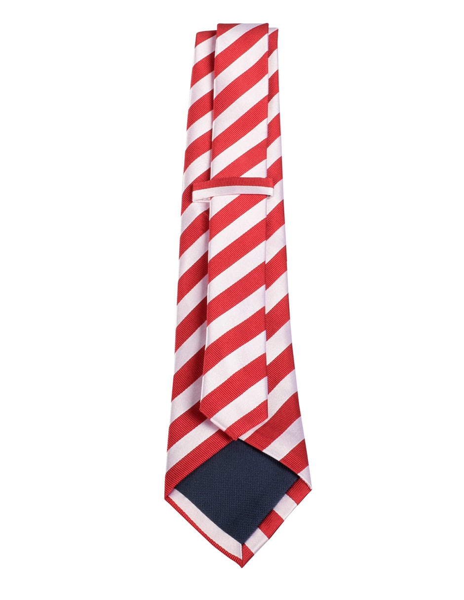 Corbata regular estampado a rayas para hombre 2