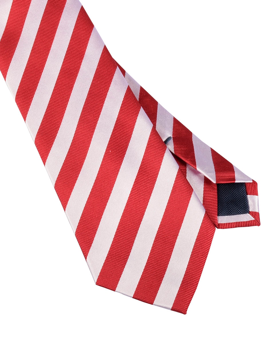 Corbata regular estampado a rayas para hombre 3