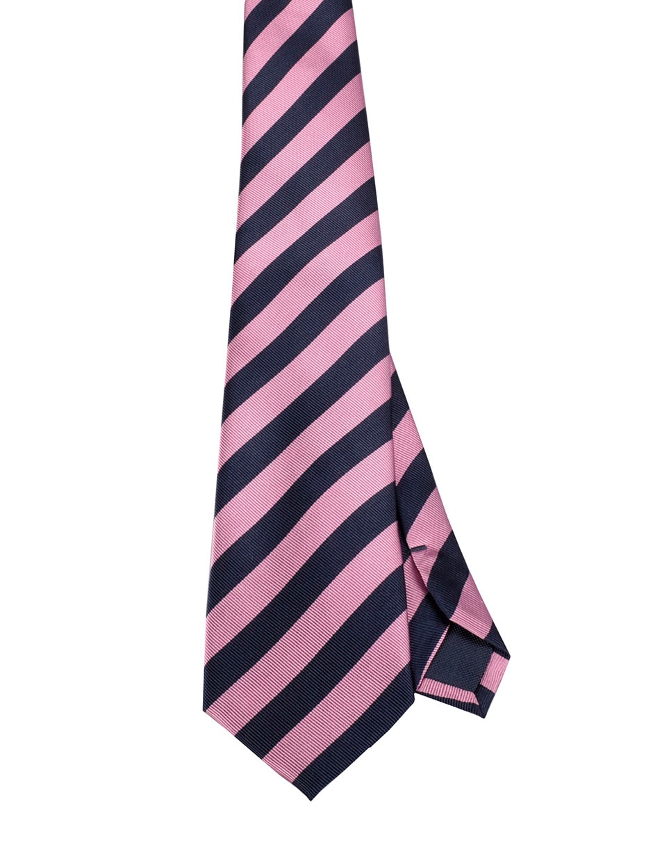 Corbata regular estampado a rayas para hombre 1