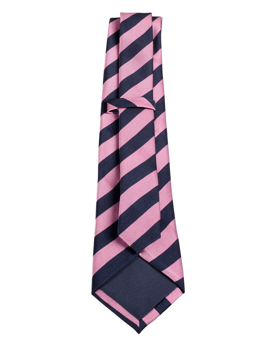 Corbata regular estampado a rayas para hombre 2