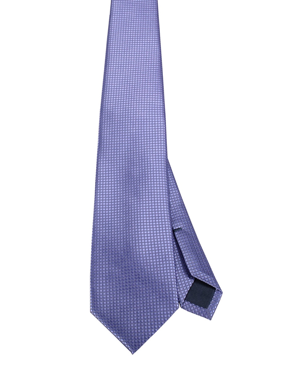 Corbata regular estampado a cuadros para hombre