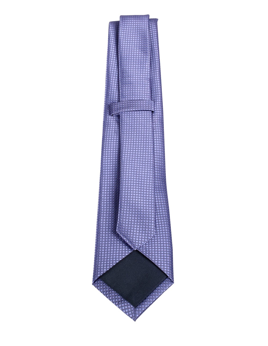 Corbata regular estampado a cuadros para hombre 2