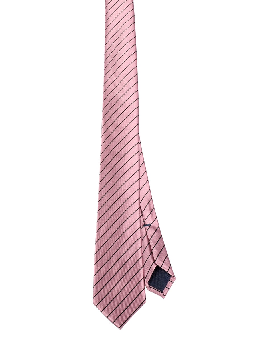 Corbata Slim (4-6 cm) de Seda y poliéster estampado A rayas para Corbata Slim (4-6 cm) de Seda y poliéster estampado A rayas para