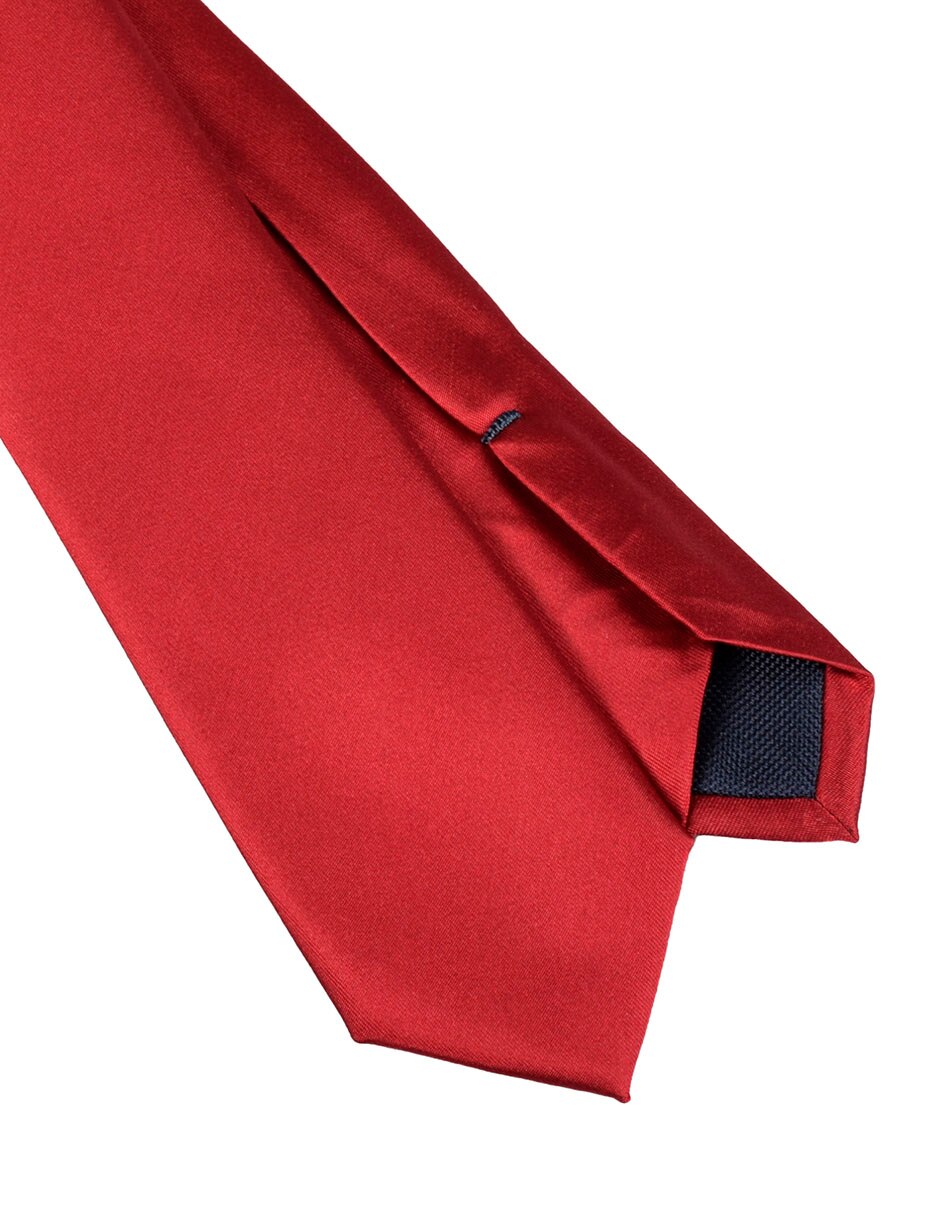 Corbata Regular (6-8.5 cm) de Seda y poliéster estampado Liso para 3