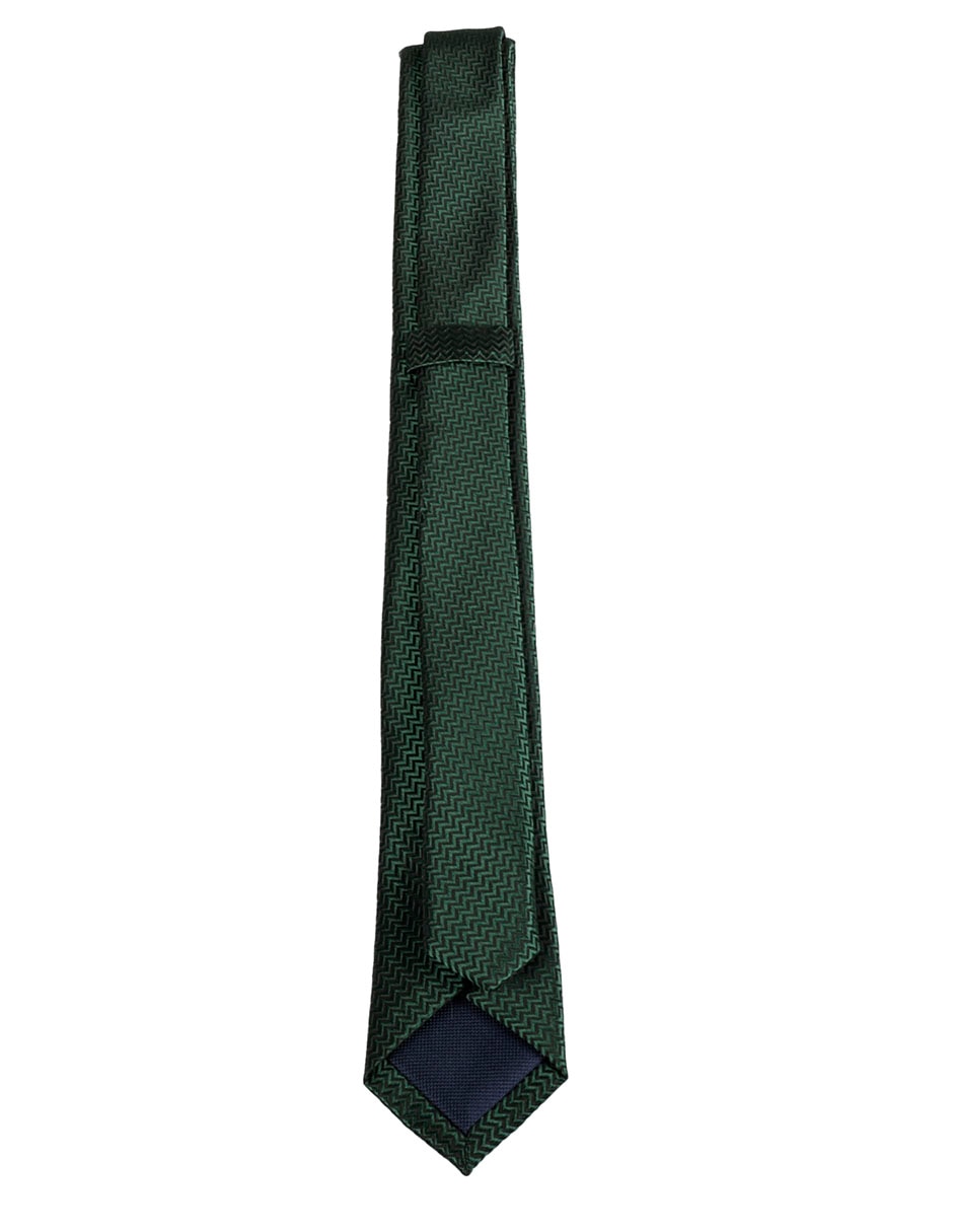 Corbata slim estampado geométrico para hombre 2