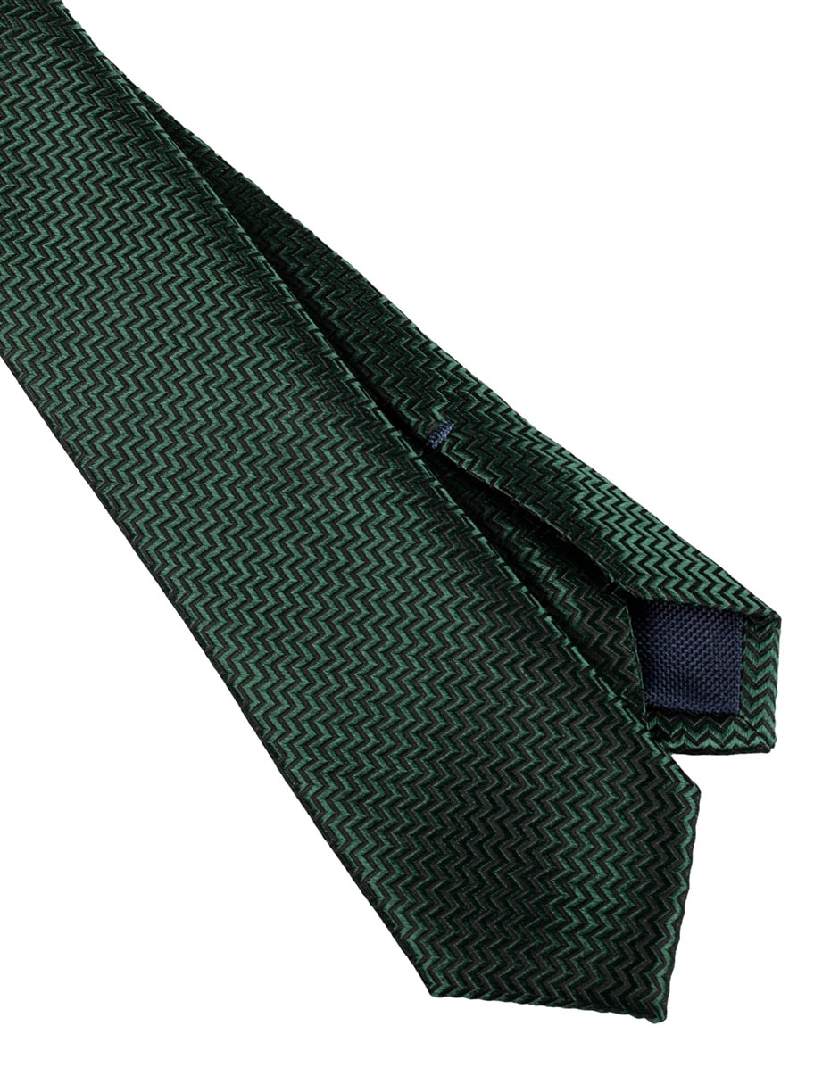 Corbata slim estampado geométrico para hombre 3