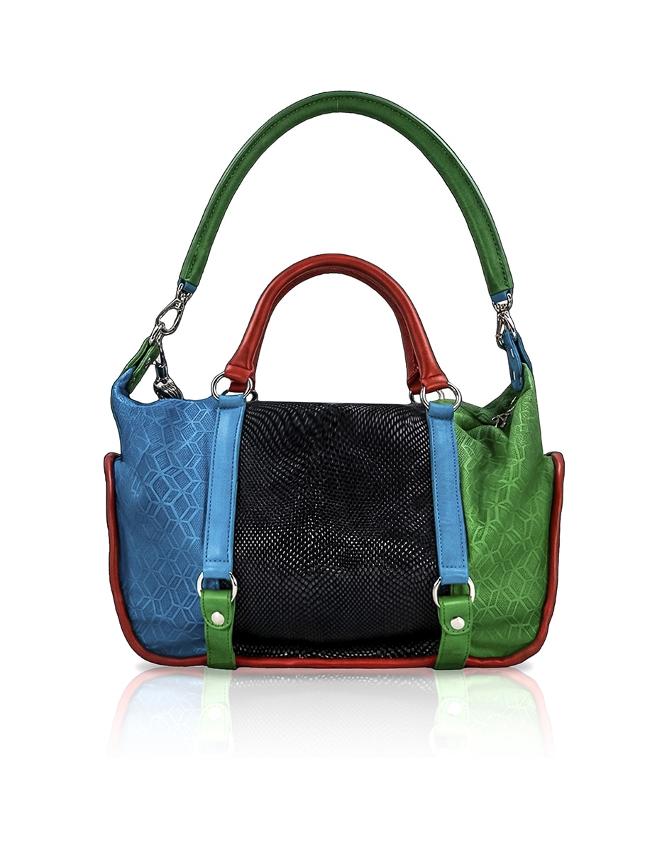 Bolsa tote altura siete de piel para mujer