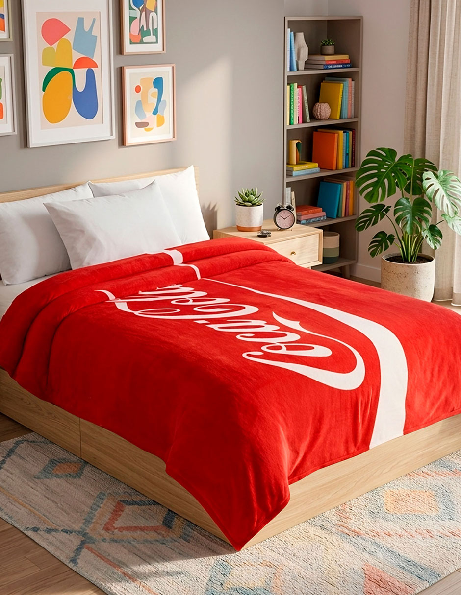 Cobertor Coca-Cola Serenity Red 6