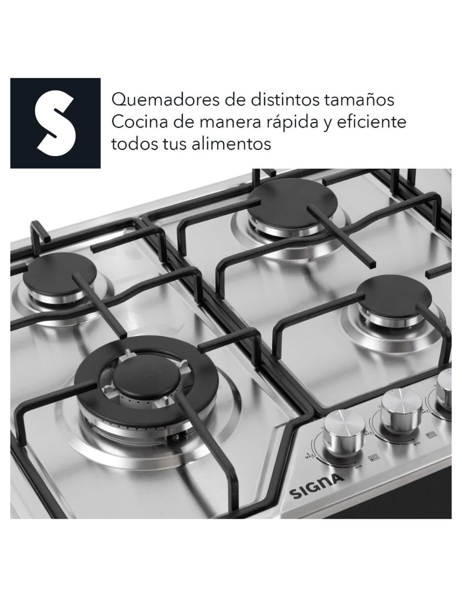 Parrilla a gas LP empotrable Signa